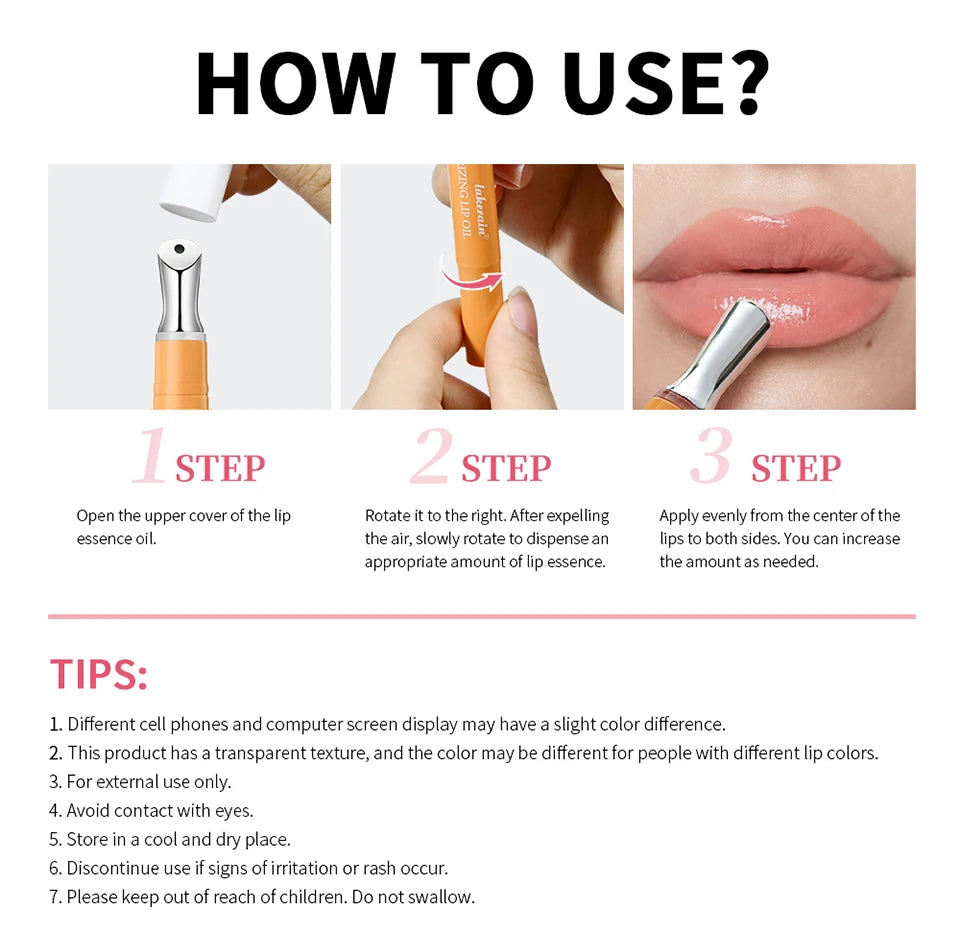 Hydrating Moisturizing Lip Oil for Smooth Plump Lips - 16