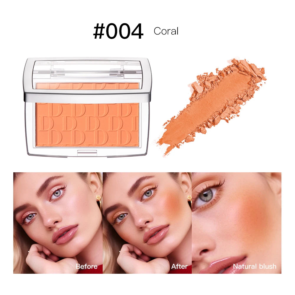 Matte Embossed Blush Palette for Natural Cheek Glow - 22