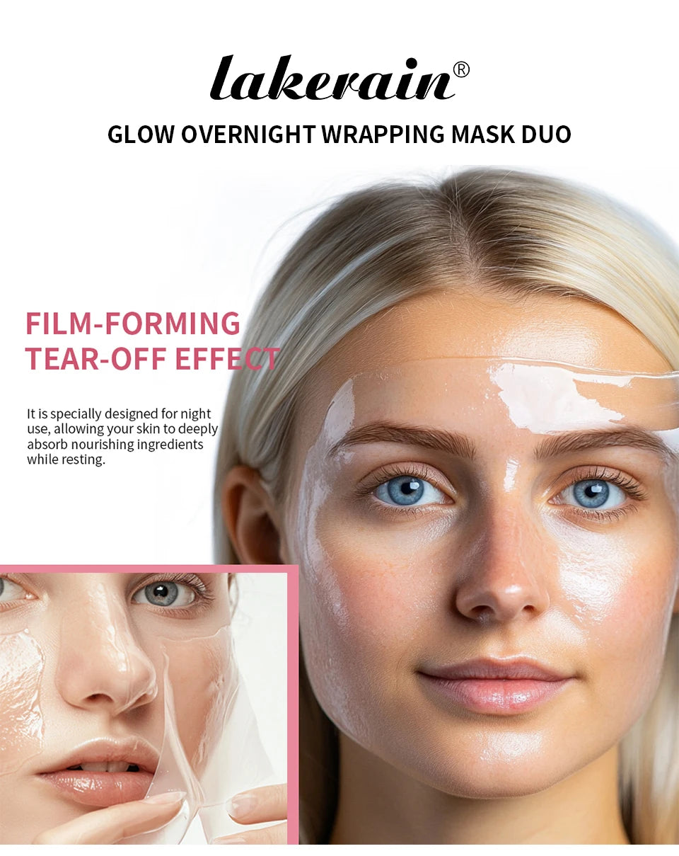 Overnight Peel-Off Collagen and Turmeric Face Mask Duo - 7