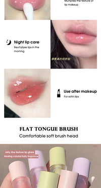 Hydrating Crystal Jelly Lip Oil for Smooth Glossy Lips