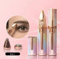 2-in-1 Painless Facial Hair Remover & Eyebrow Trimmer - 7