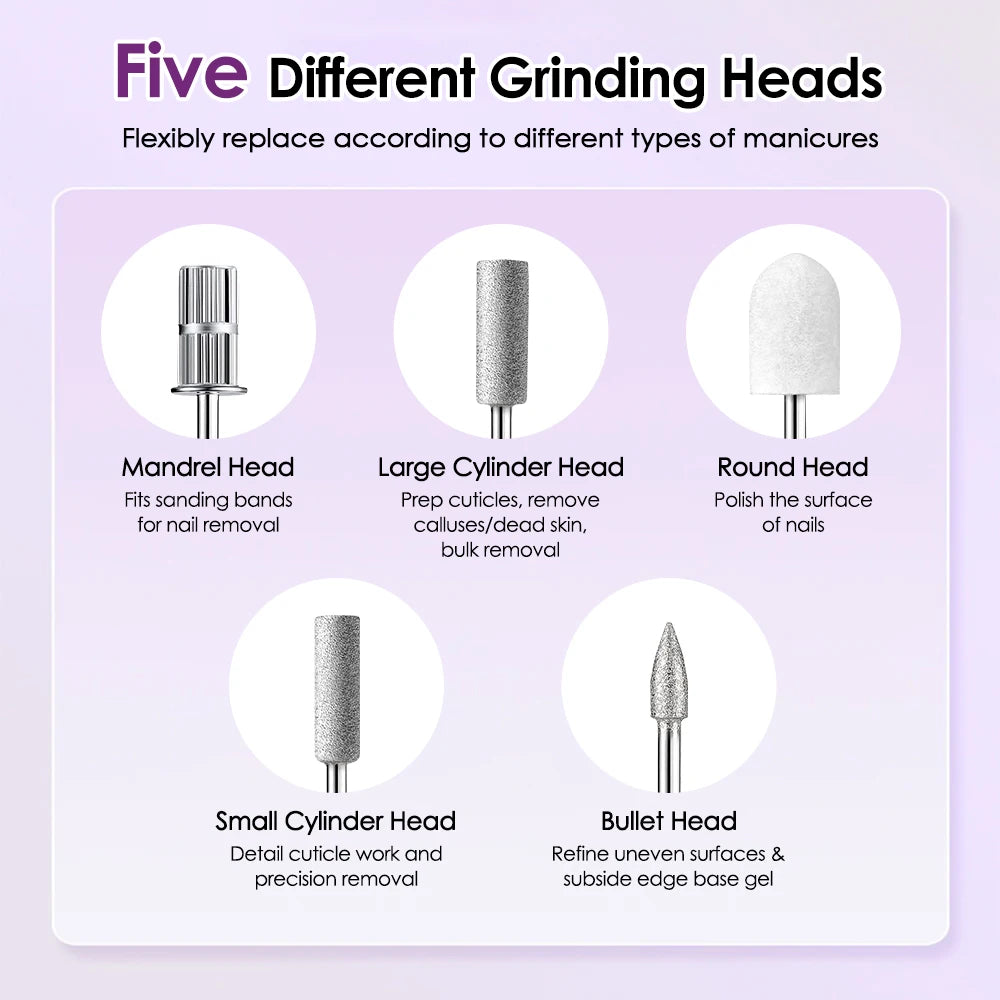Portable Electric Manicure Drill for Salon-Quality Nails at Home - 11