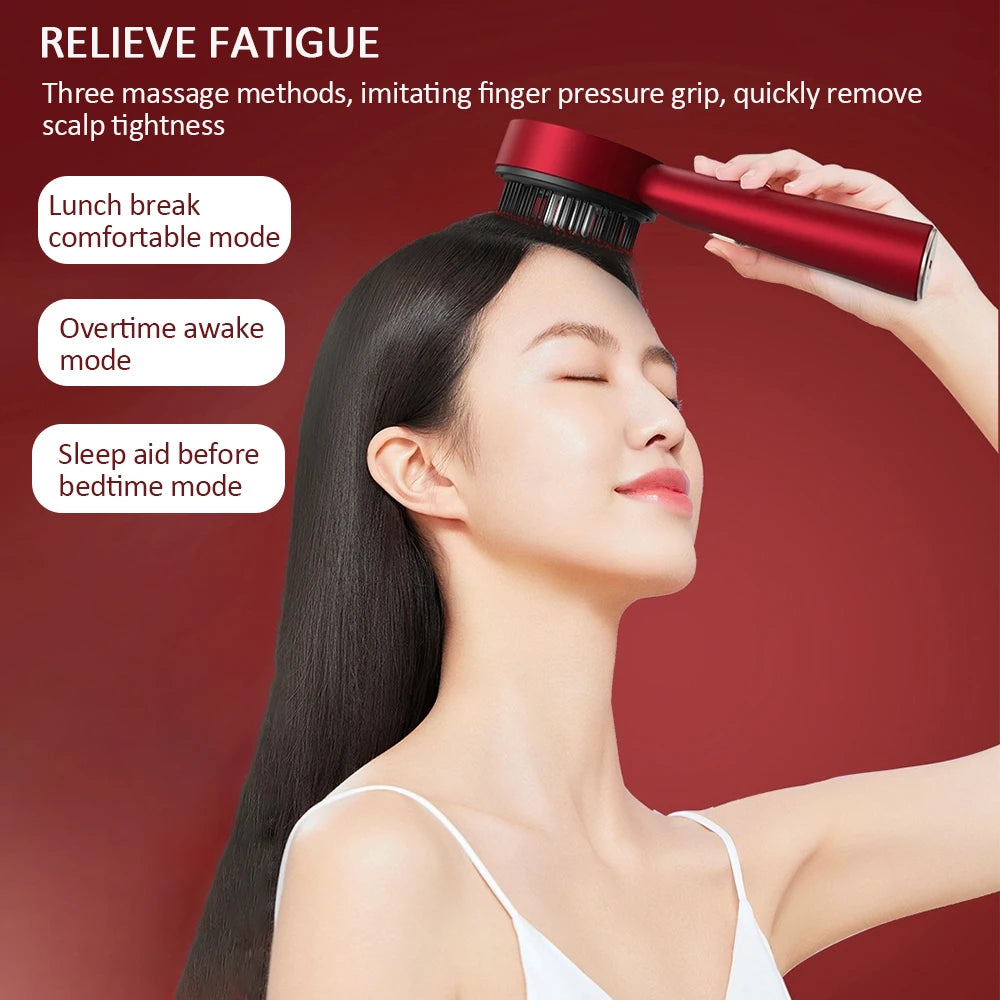 Electric Red Light Scalp Massager and Hair Growth Comb - 2