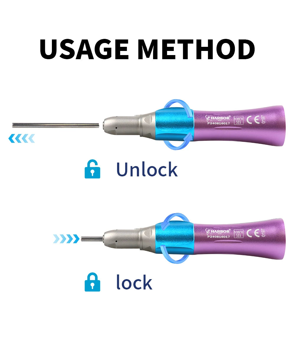 Professional 5-Piece LED Dental Handpiece Kit - 12