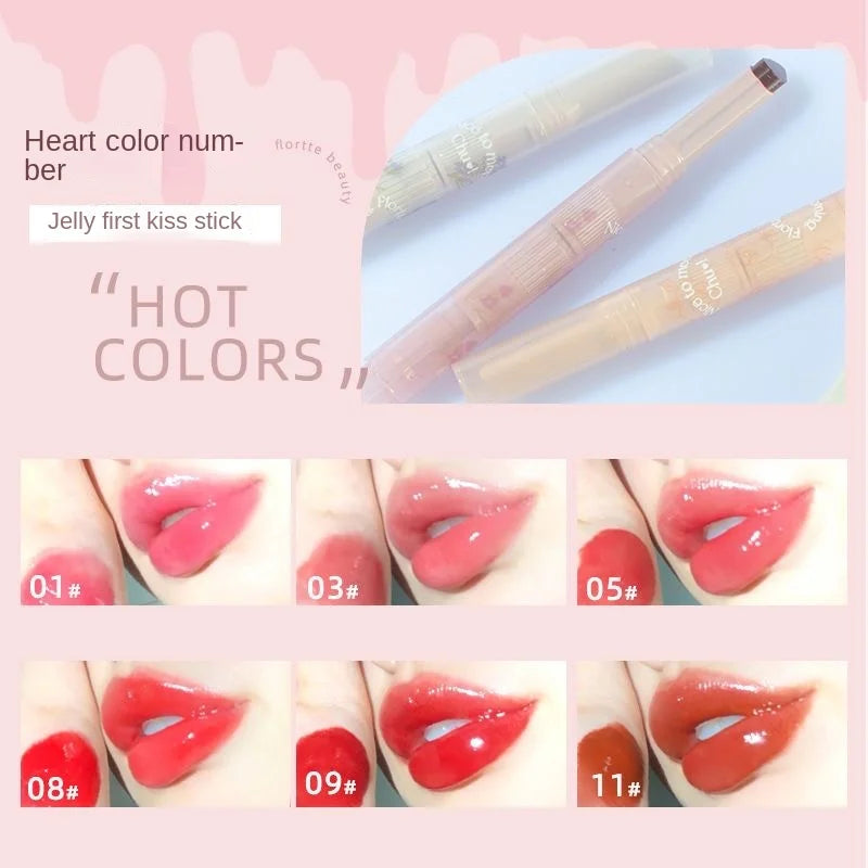 Mirror Shine Heart Shape Moisturizing Lipstick Pencil - 5