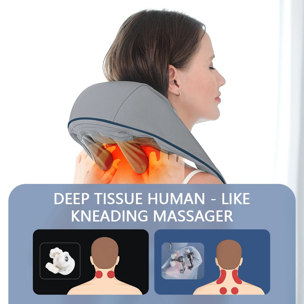 Wireless Deep Tissue Trapezius & Neck Massager - 32