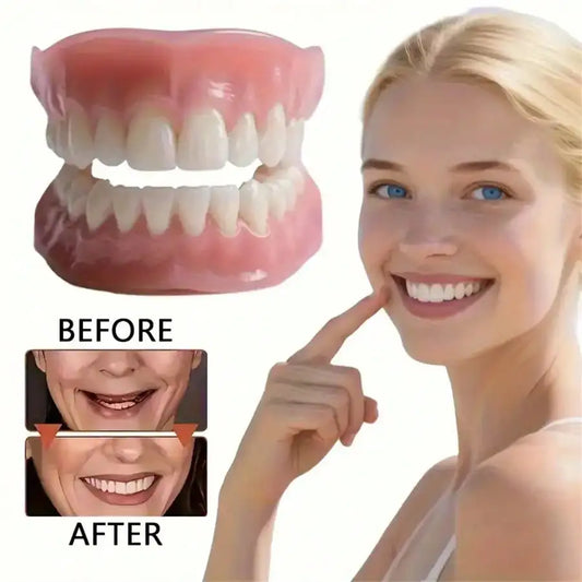 Realistic Natural-Look Cosmetic Dentures for Smile Restoration