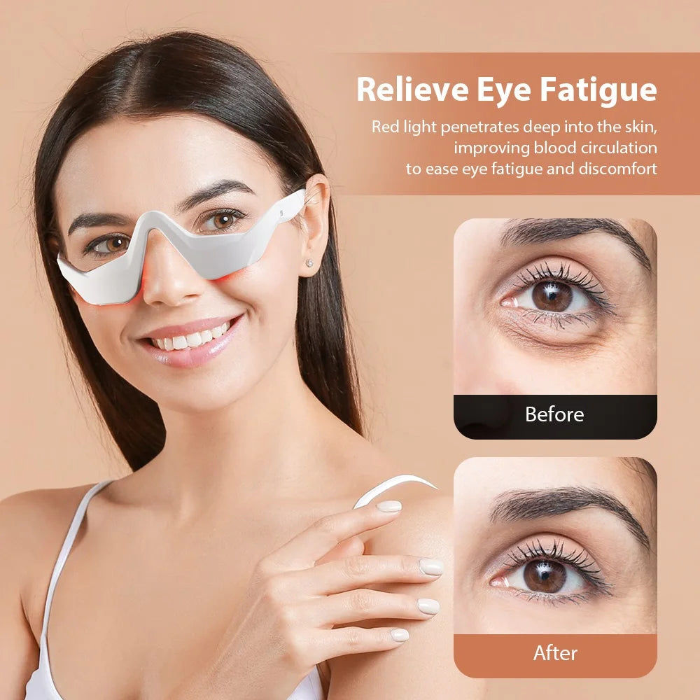 3D EMS Red Light Eye Massager for Fatigue and Wrinkles - 1
