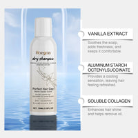 Vanilla Scented Dry Shampoo Spray for Instant Volume and Oil Control