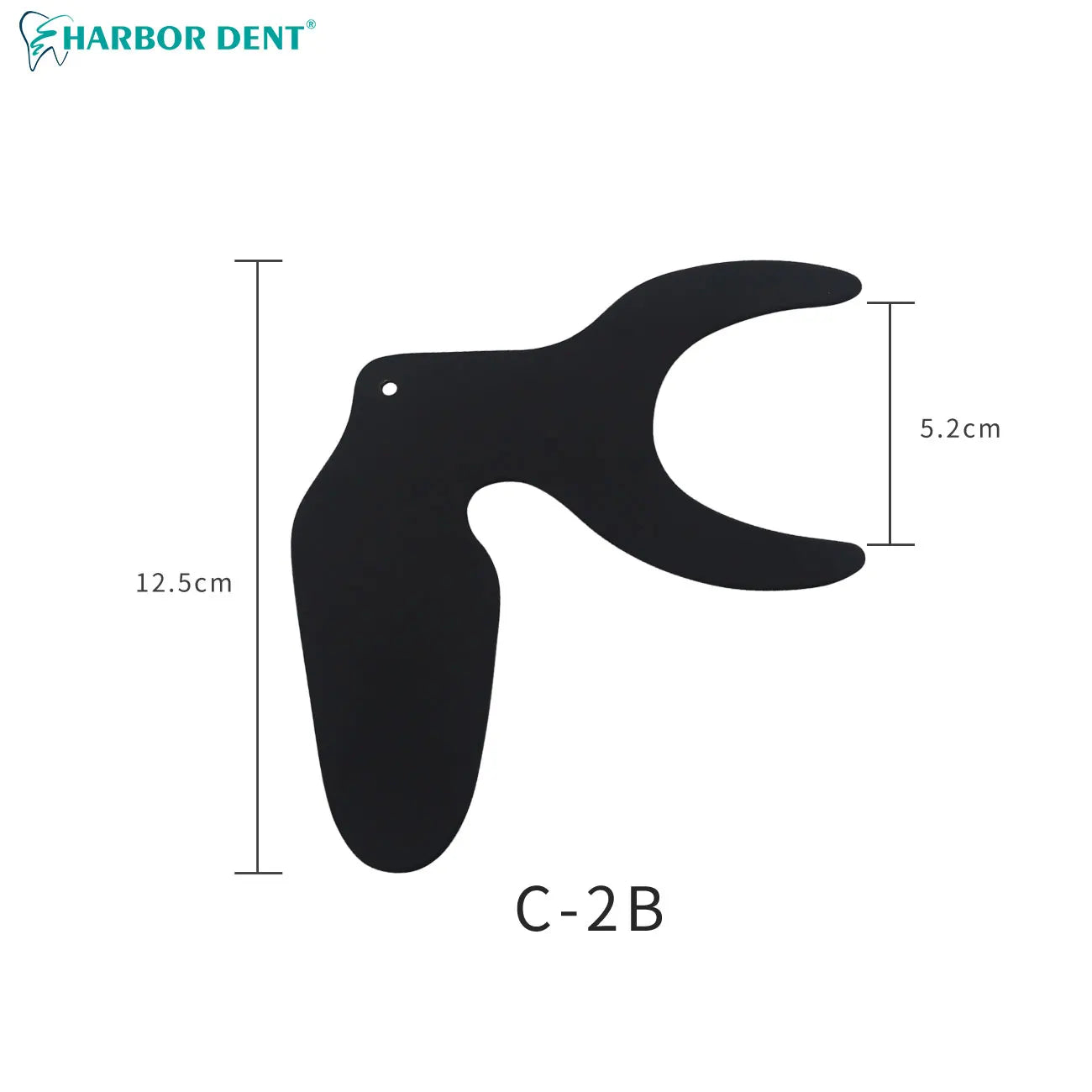 Dental Photography Contrast Board with Measurement Scale - 8