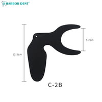 Dental Photography Contrast Board with Measurement Scale