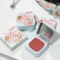 Matte Cream Cheek Blusher Palette for Natural Glow