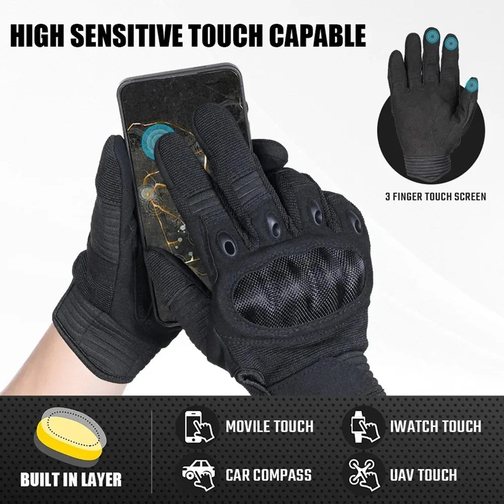 Tactical Full-Finger Touch Screen Protective Gloves - 3