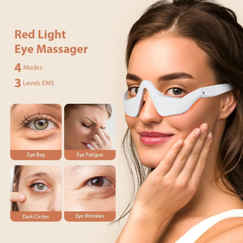 3D EMS Red Light Eye Massager for Fatigue and Wrinkles - 7