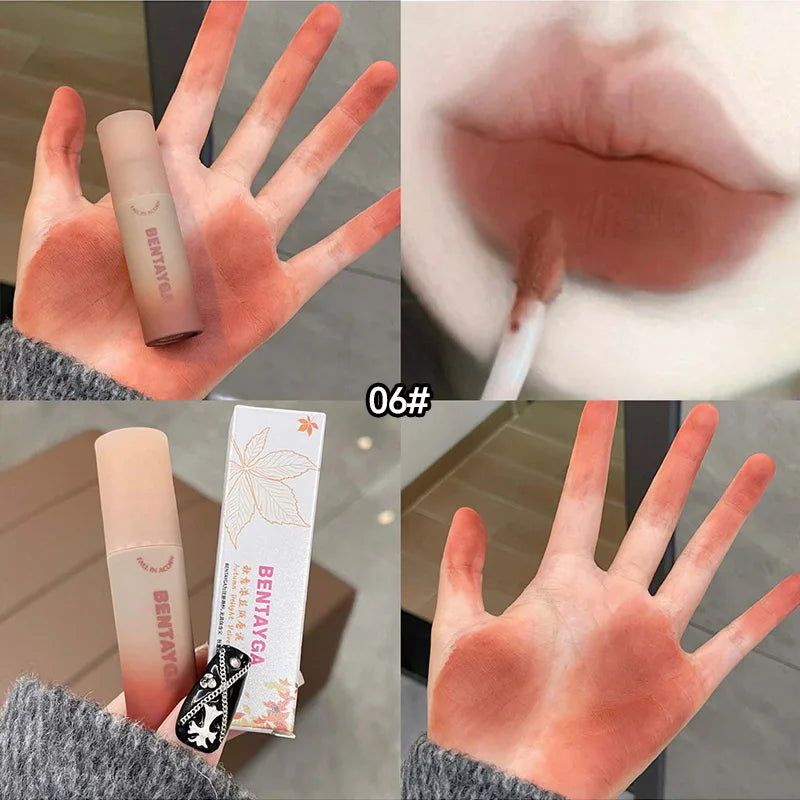 Velvet Matte Lip Mud Tint for Long-Lasting Soft Focus Finish - 19