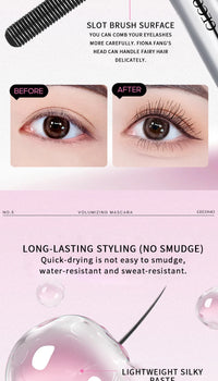 Volumizing Waterproof Steel Tube Mascara for Long-Lasting Lashes