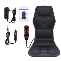 Full-Body Heated Vibration Massage Chair Cushion