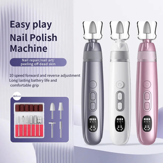 Electric Cordless Manicure and Pedicure Nail Drill Set