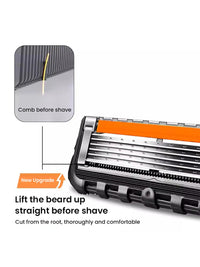 5-Blade Precision Men's Shaving Razor with Flexball Tech