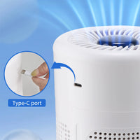 Portable HEPA Desktop Air Purifier with Negative Ion Technology