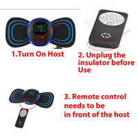 Portable Electric Muscle Massage Patch for Pain Relief