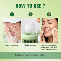 Brightening Toning Face Pads for Radiant Skin