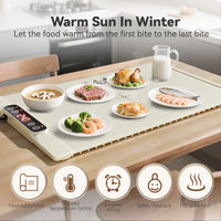 Foldable Electric Food Warming Mat for Parties and Buffets