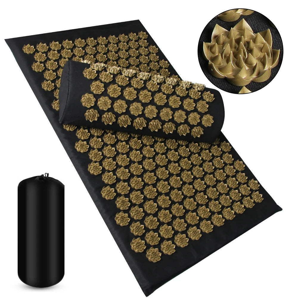 Acupressure Massage Mat and Pillow Set for Pain Relief - 6
