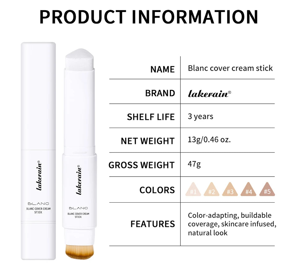 Color-Changing Foundation Stick with Built-in Brush - 18