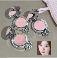 Long-Lasting Matte Pink Powder Blush for Natural Glow