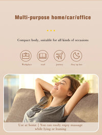 Electric Heated Shiatsu Neck and Back Massage Pillow