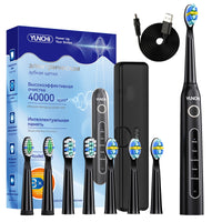 Ultrasonic Electric Toothbrush with 8 Brush Heads