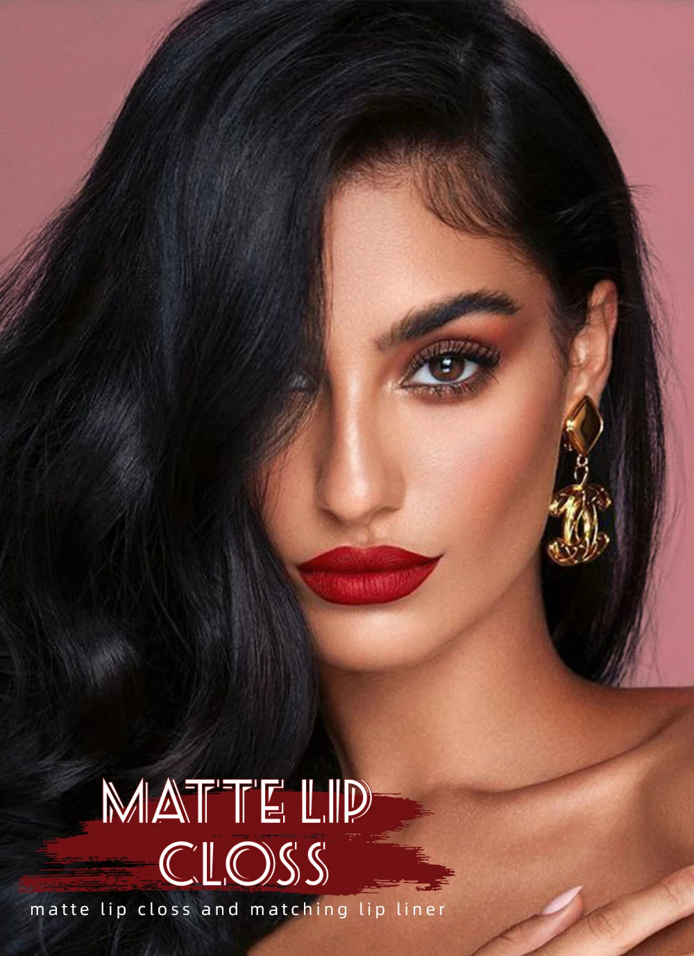 2-in-1 Dual Ended Matte Lip Liner and Long-Lasting Liquid Lipstick - 9