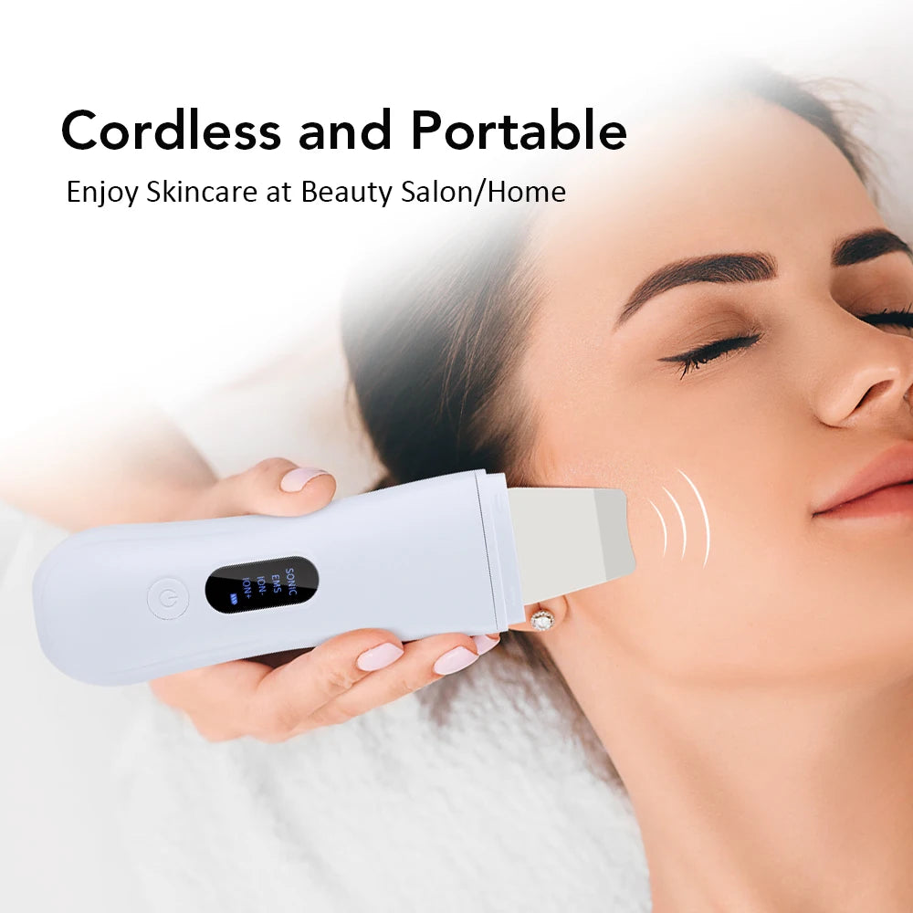 Ultrasonic Facial Skin Scrubber and Pore Cleaner - 6