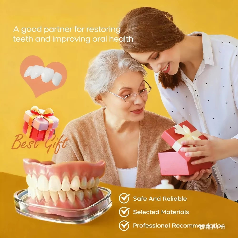 Comfort Fit Silicone Denture Set for Natural Looking Smile - 5