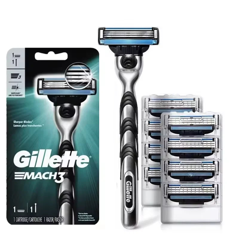 3-Blade Manual Razor for Smooth Precision Shaving - 8