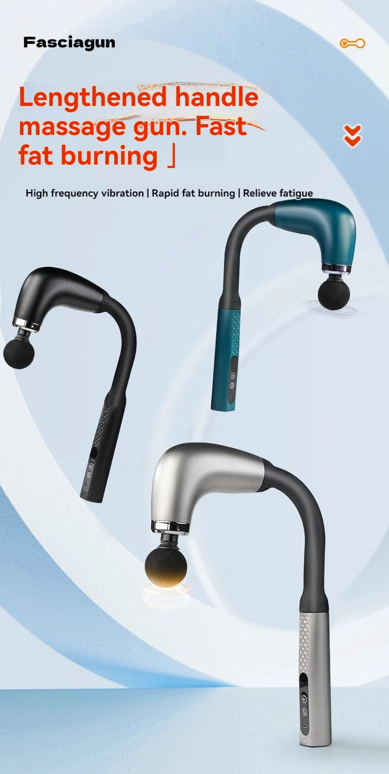Portable Handheld Muscle Massage Gun for Deep Tissue Recovery - 7