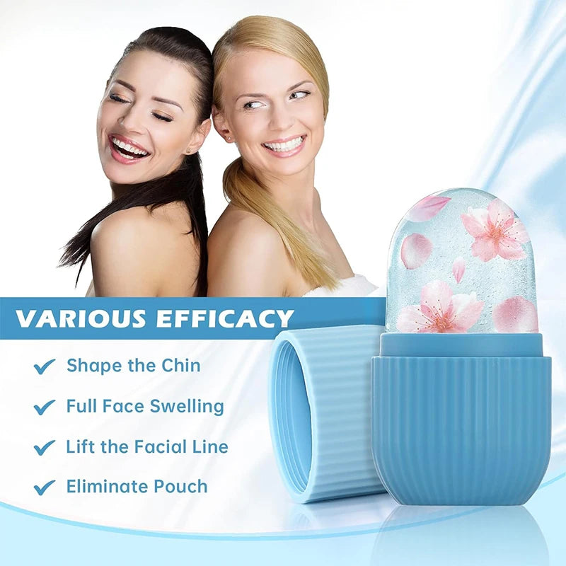 Facial Ice Roller for Skin Tightening and Puffiness Relief - 8