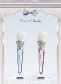 Angled Crystal Makeup Brush for Blush and Contour