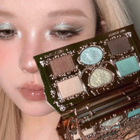 6-Color Shimmer and Matte Eyeshadow Palette
