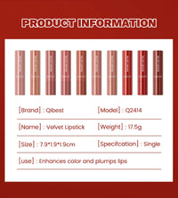 Velvet Matte Long-Lasting Lipstick