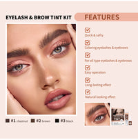 Professional Eyelash and Eyebrow Tinting Kit for Natural Definition