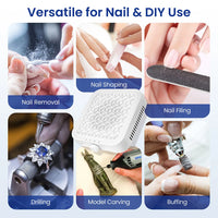 2-in-1 Powerful Nail Dust Collector and Manicure Vacuum