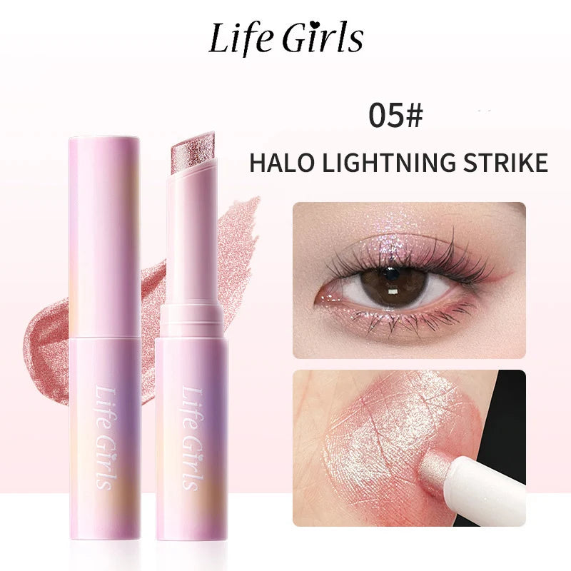 Water-Gloss Shimmer Eyeshadow Stick for Long-Lasting Makeup - 21