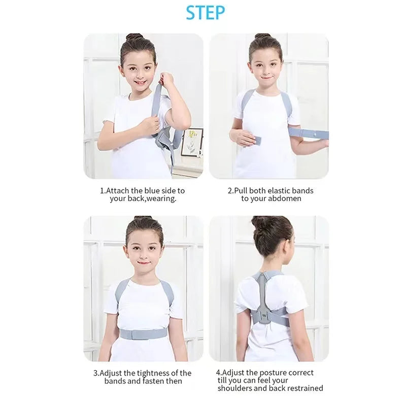Adjustable Kids Posture Corrector for Spine Support - 6