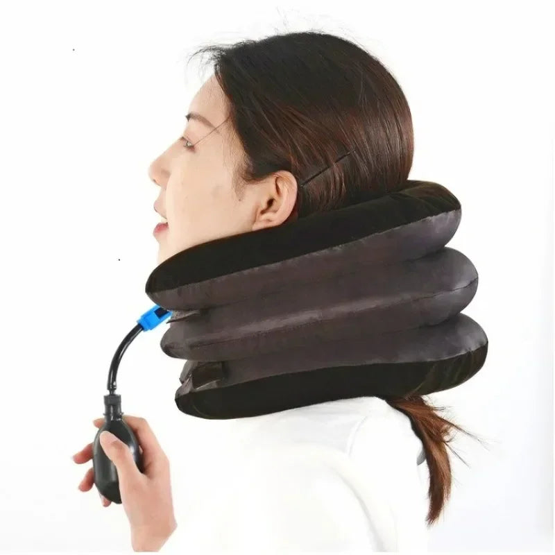 Inflatable Air Cervical Neck Traction Stretcher - 7