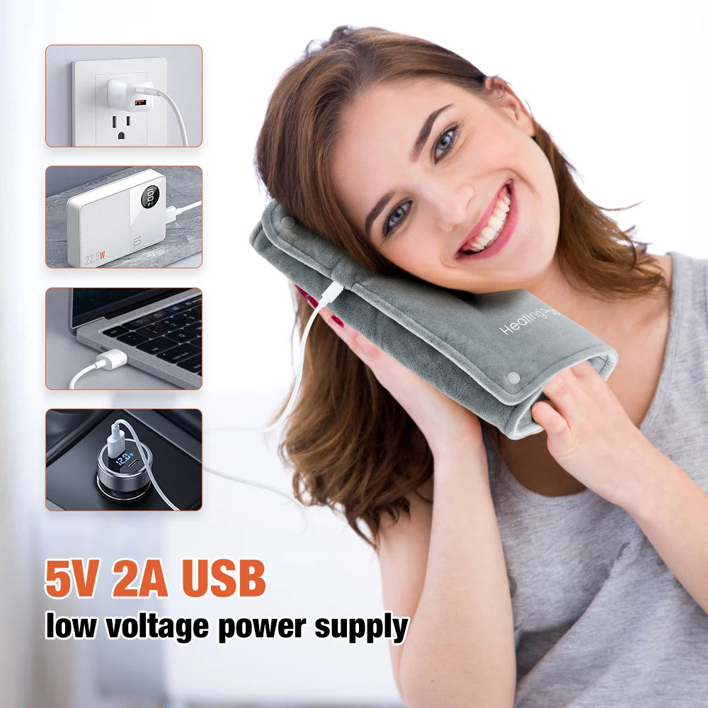 USB Graphene Portable Heating Pad for Hands and Body - 14