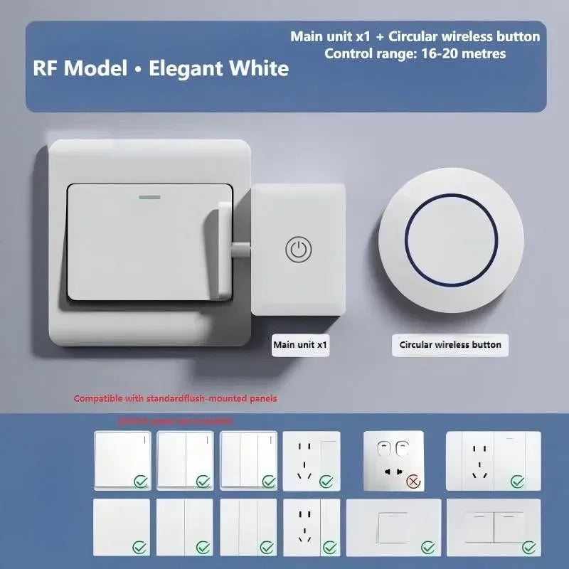 Wireless Smart Button Pusher for Light Switches - 12
