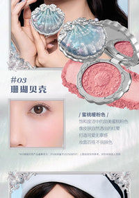 Silk Satin Powder Blush in Seashell Compact