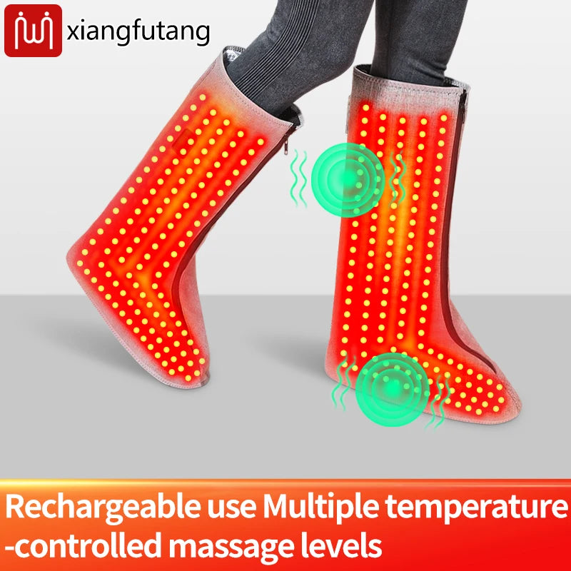 Red Light Therapy Heating Boots for Foot and Calf Pain Relief - 8